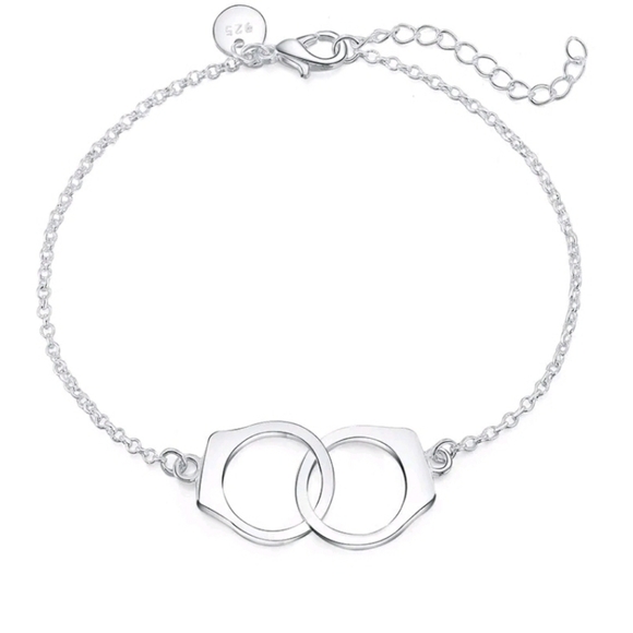 HANDCUFF Sterling Silver Bracelet - Picture 5 of 5